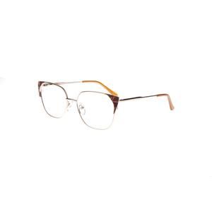 NEW Jo Noella Eyewear JN-3023 Brown Marble & Gold Eyeglasses 53/17/140